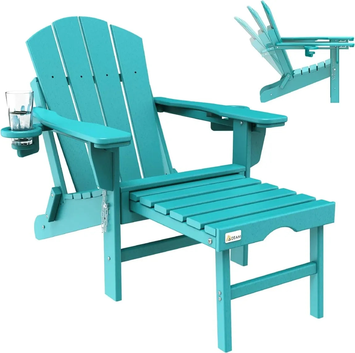 ⏰BUY 2 GET 2 FREE ⛱️Mdeam Folding Outdoor Adirondack Chairs Weather Resistant for Patio